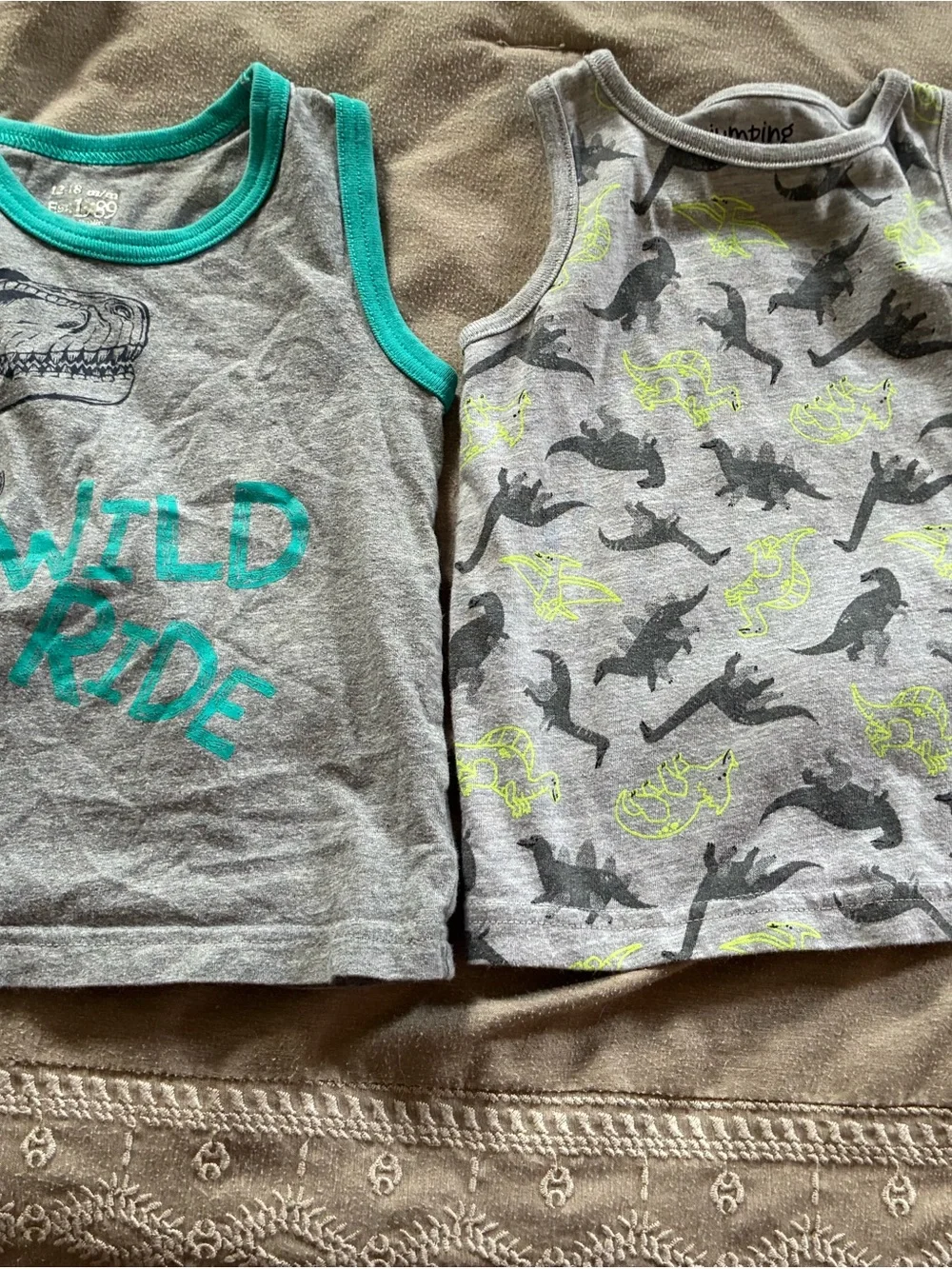 Old Navy Baby Tank Top Lot - Blue, Yellow, Teal, Gray, Navy
